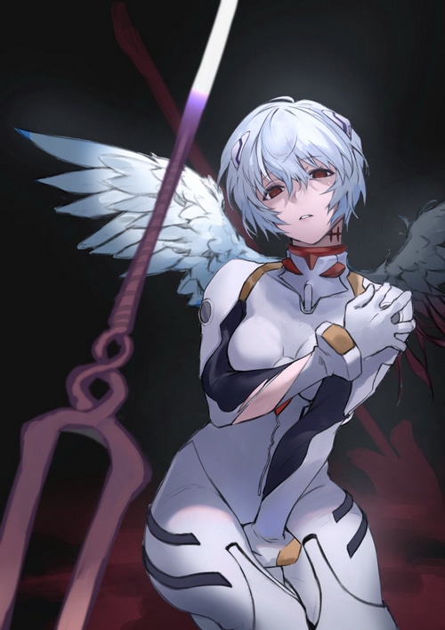 Rebuild of Evangelion Ayanami Rei fan art