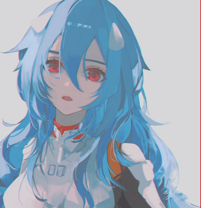 Ayanami Rei from Neon Genesis Evangelion