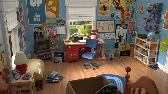 Andy's Room from Toy Story in 4K
