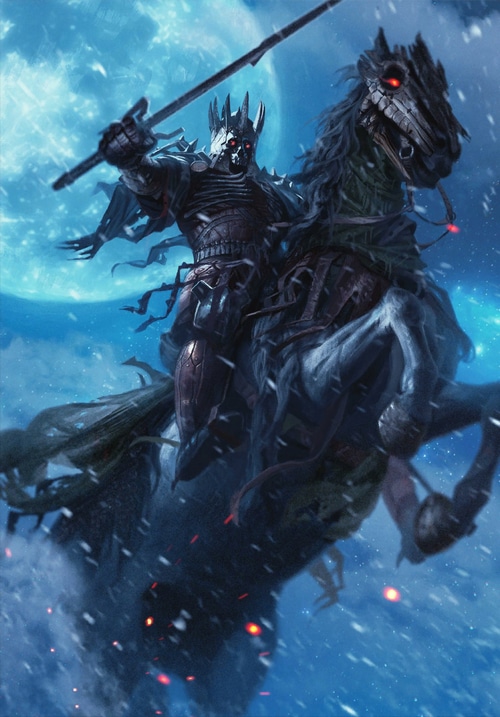 Eredin on horseback from The Witcher 3: Wild Hunt