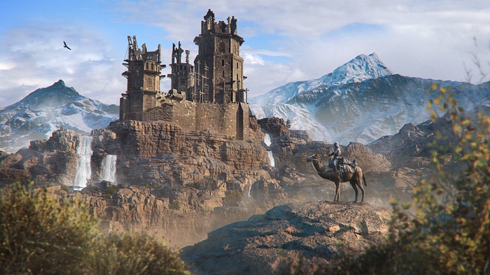Assassin's Creed Mirage Basim on Camel