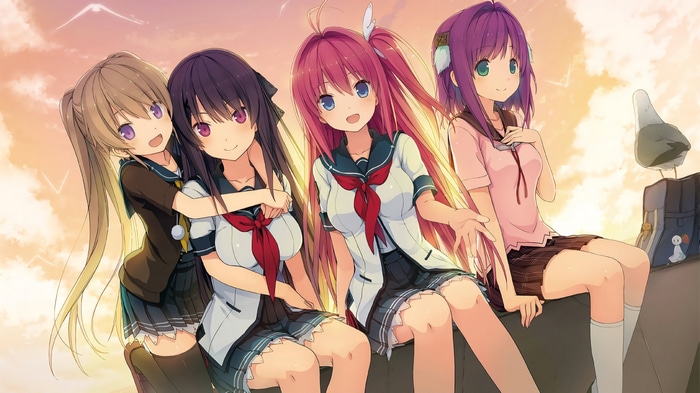 4K Ao no Kanata no Four Rhythm Schoolgirls