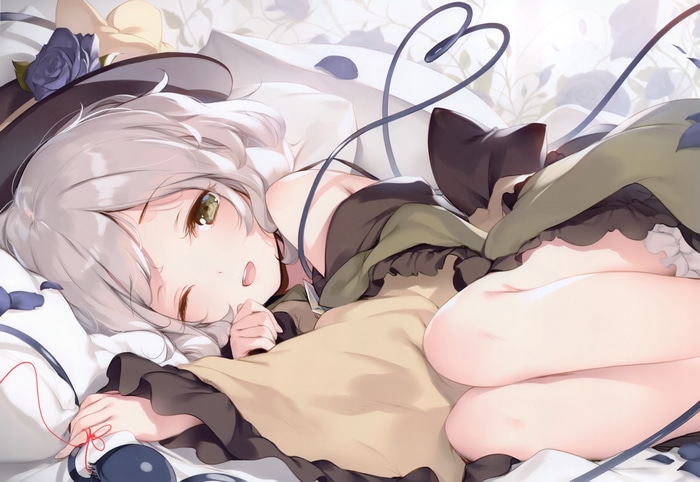 4K Komeiji Koishi from Touhou sleeping