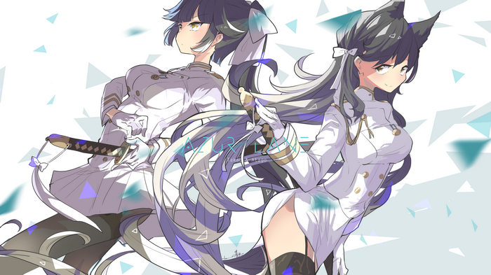 Azur Lane: Takao and Atago fan art