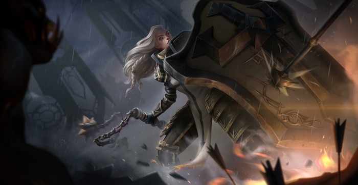 Diablo 3 Crusader with Shield and Flail