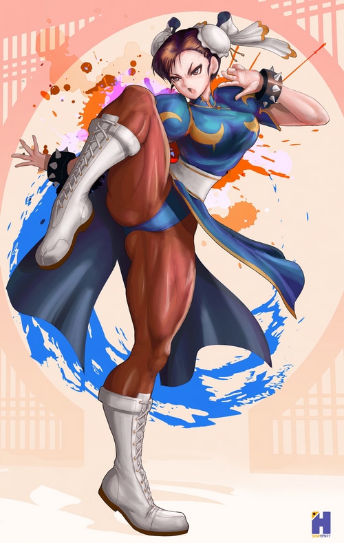 Chun-Li from Street Fighter fan art