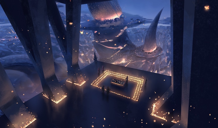 Fantasy art by WLOP