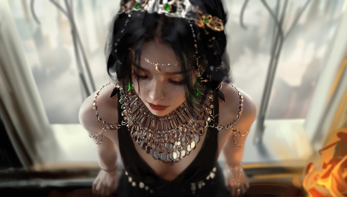 4K WLOP Ghostblade Princess