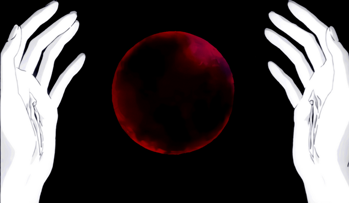 Neon Genesis Evangelion: Red Moon and Hands