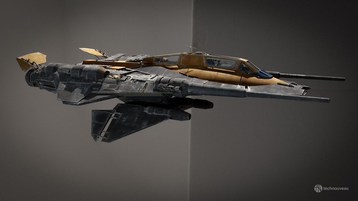 Star Wars spaceship fan art by Rasmus Poulsen