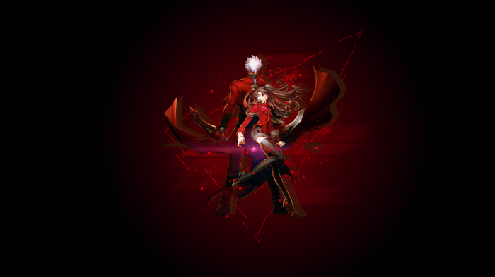 4K Archer and Rin Tohsaka from Fate/Stay Night