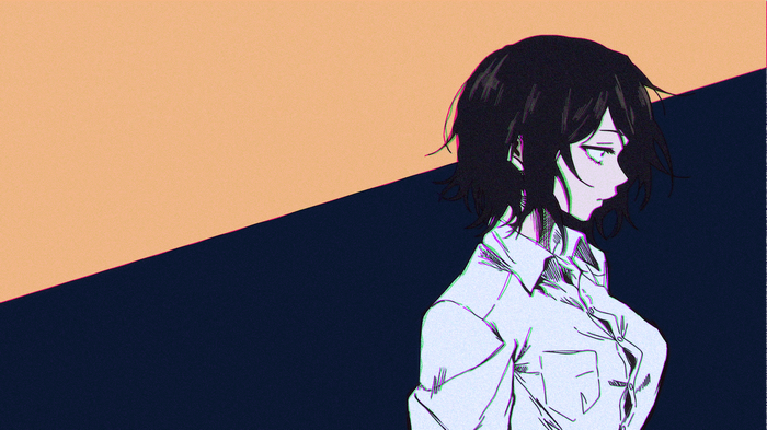 Yofukashi no Uta: Nazuna Nanakusa in a white shirt