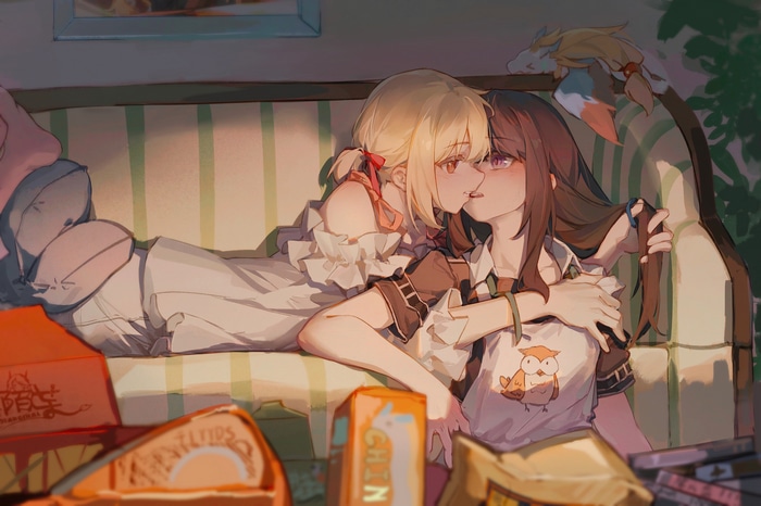 Nishikigi Chisato and Inoue Takina from Lycoris Recoil