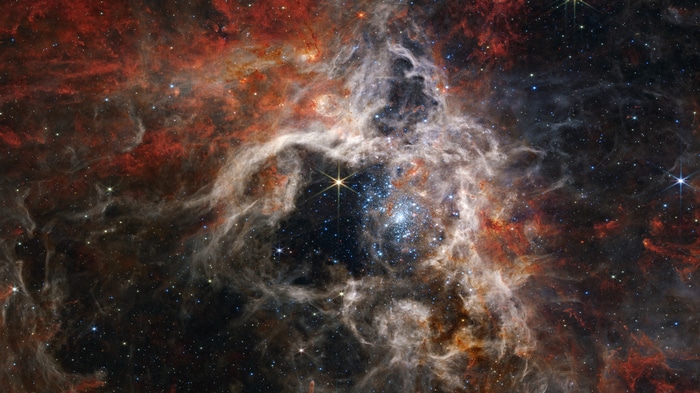 Tarantula Nebula captured by James Webb Space Telescope