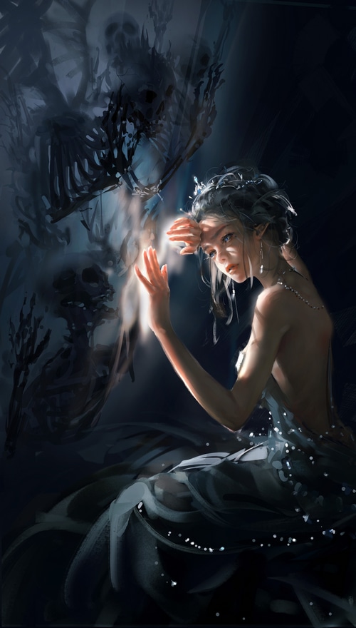 Ghostblade Elves and Skeletons