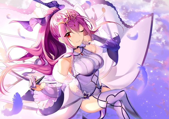 Scathach Skadi fan art from Fate/Grand Order