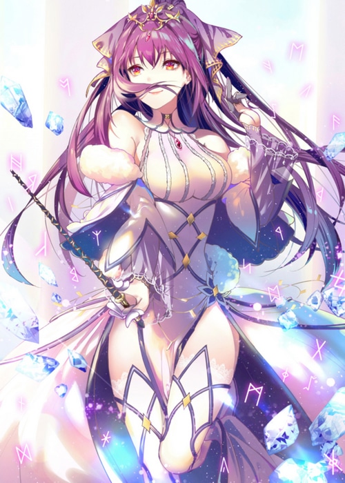 Scathach Skadi from Fate/Grand Order fan art