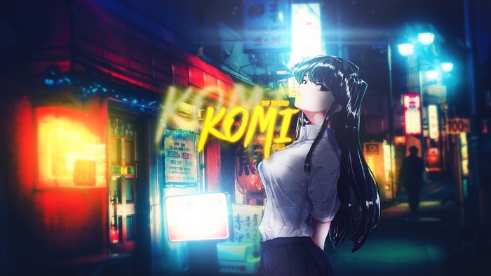 Komi Can't Communicate Anime Art with Komi Shoko