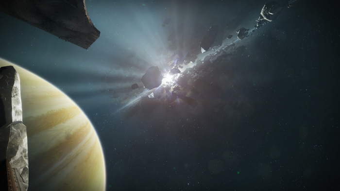 Destiny Content Vault: Asteroid Field and Planet