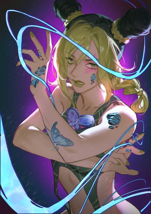 Jolyne Cujoh from JoJo's Bizarre Adventure Stone Ocean