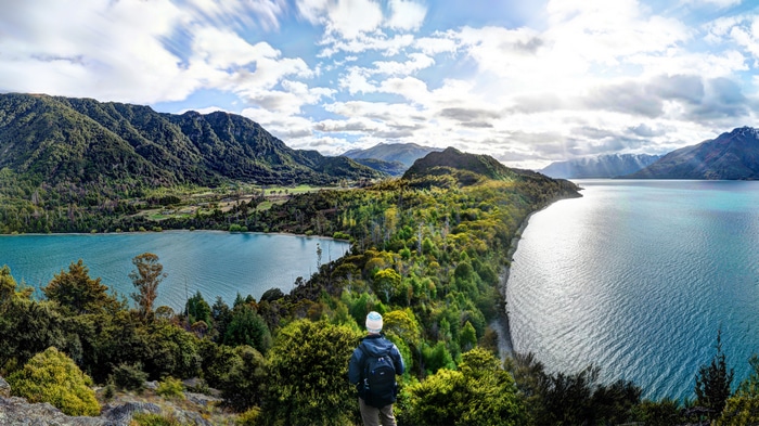 4K Landscape of Mountains and Lakes in New Zealand
