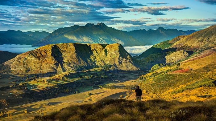 4K Queenstown New Zealand Mountains Landscape