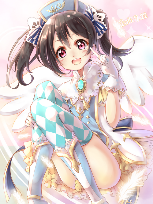 Yazawa Nico from Love Live! in an angel costume