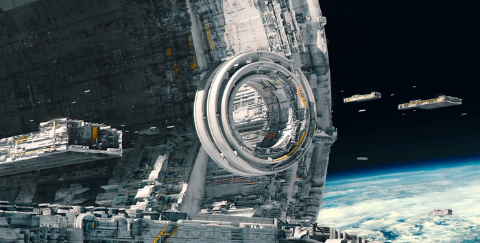 4K Futuristic Spaceship Architecture Artwork