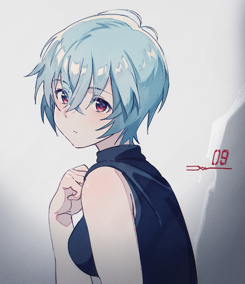 Ayanami Rei fan art from Neon Genesis Evangelion