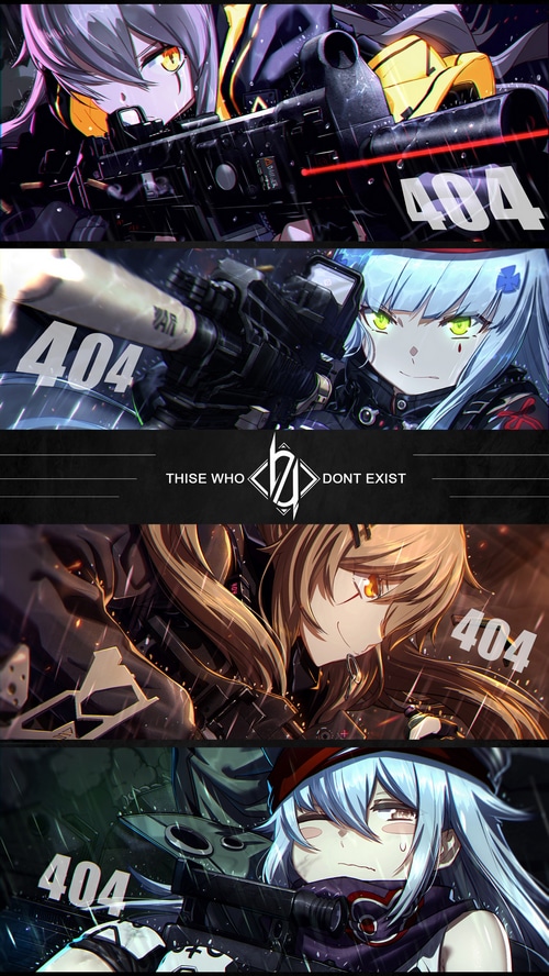 Girls' Frontline characters with guns