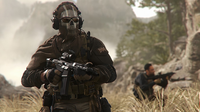 4K Call of Duty: Modern Warfare II Ghost and Soldier