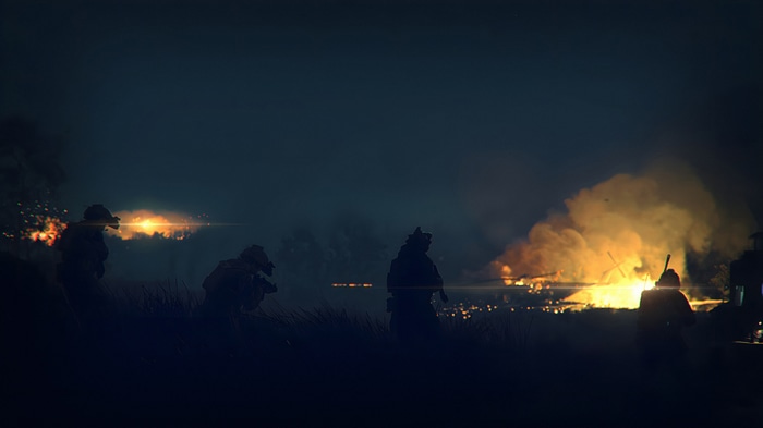 Call of Duty: Modern Warfare II soldiers in combat at night