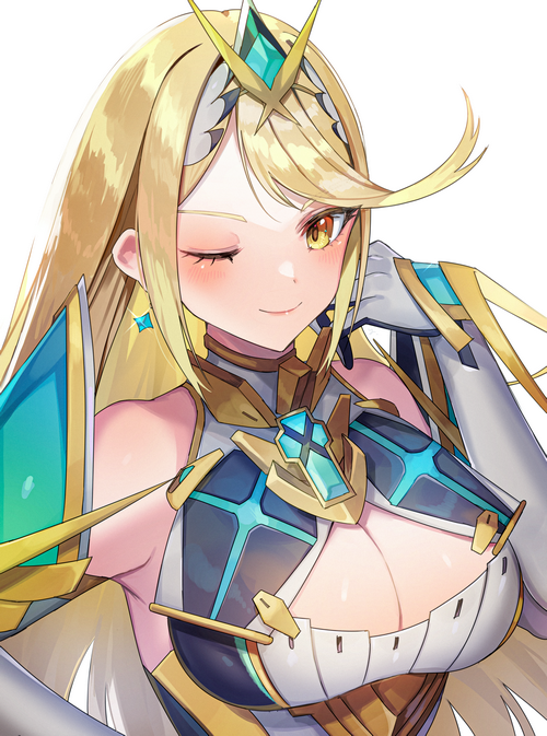 Mythra fan art from Xenoblade Chronicles 2