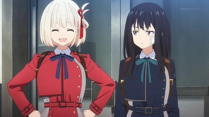 Chisato Nishikigi and Takina Inoue from Lycoris Recoil