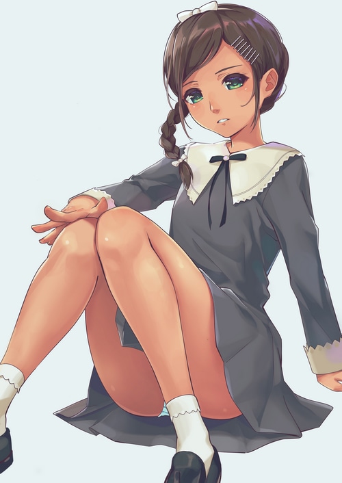4K Dark Skin Girl from Wonder Egg Priority