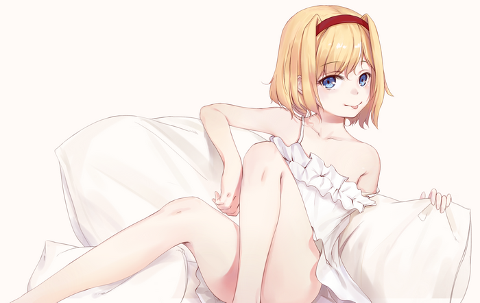 Alice Margatroid with Tongue Out