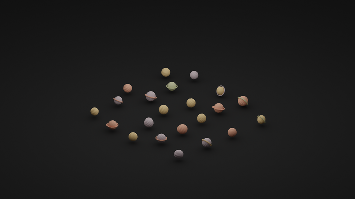 4K Blender Planet Geometry Nodes