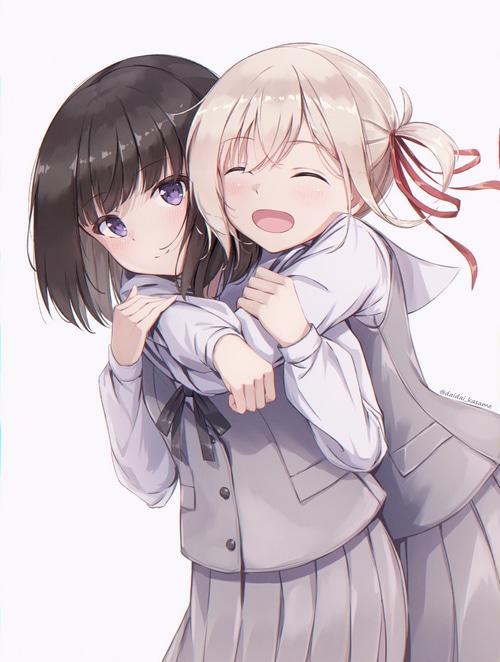 Nishikigi Chisato and Inoue Takina from Lycoris Recoil