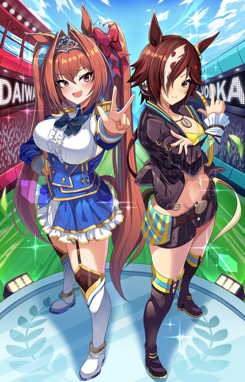 4K Uma Musume Pretty Derby: Daiwa Scarlet and Vodka