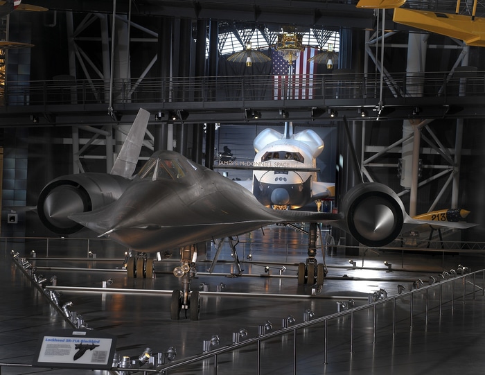 Lockheed SR-71 Blackbird and Space Shuttle Enterprise