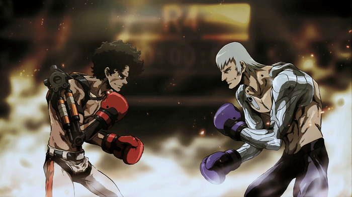 Joe and Yuuri in a boxing match