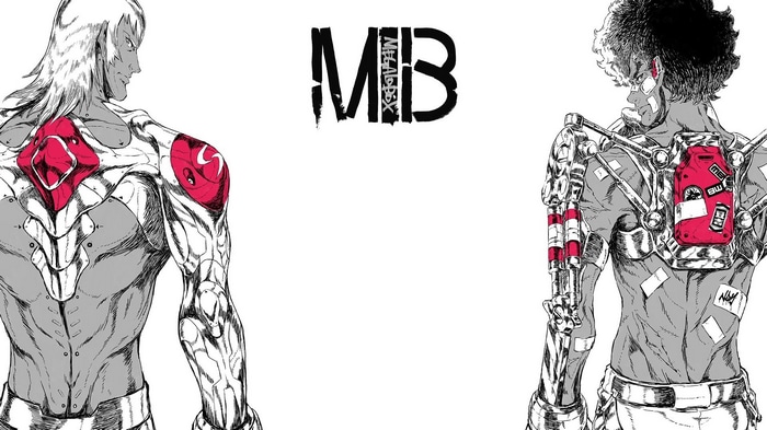MEGALO BOX: Joe and Yuuri with cybernetic enhancements