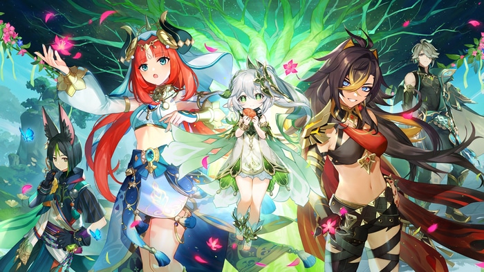 Genshin Impact: Nilou, Nahida, Dehya, Tighnari, Al-Haitham