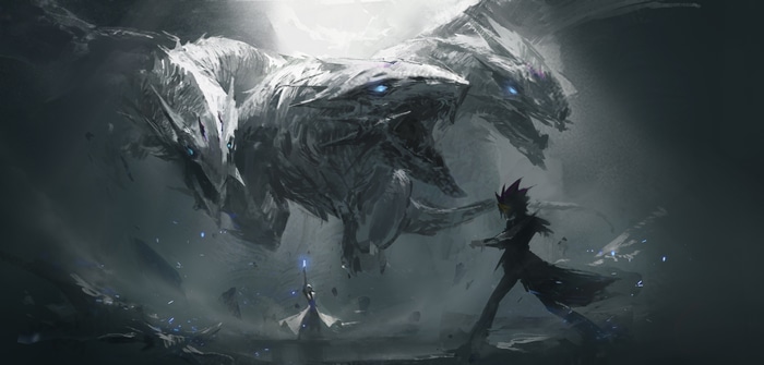 4K Yu-Gi-Oh! Blue-Eyes Ultimate Dragon vs Yugi Moto