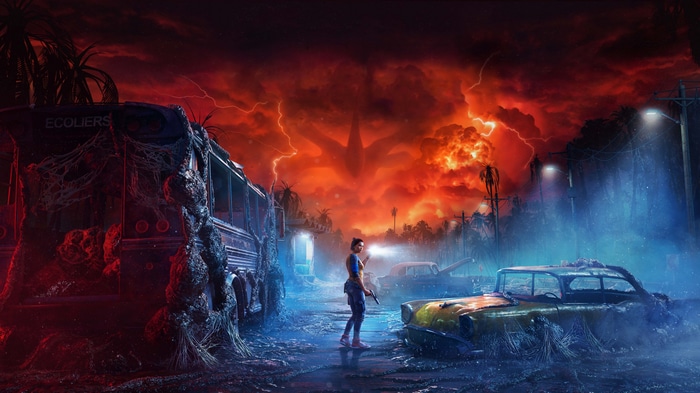 Stranger Things and Far Cry 6 Crossover Art