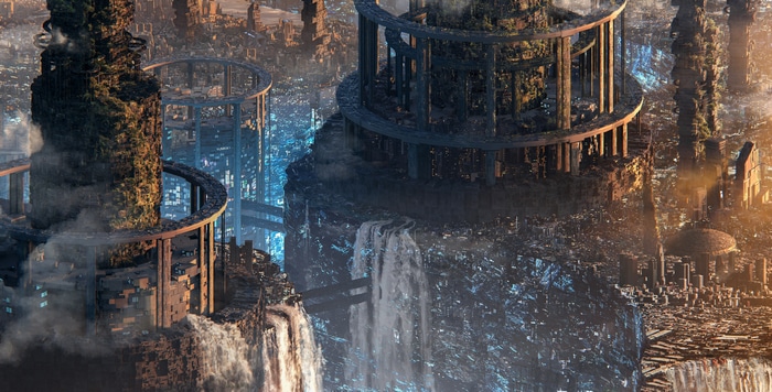 4K Futuristic Cityscape by Idil Dursun