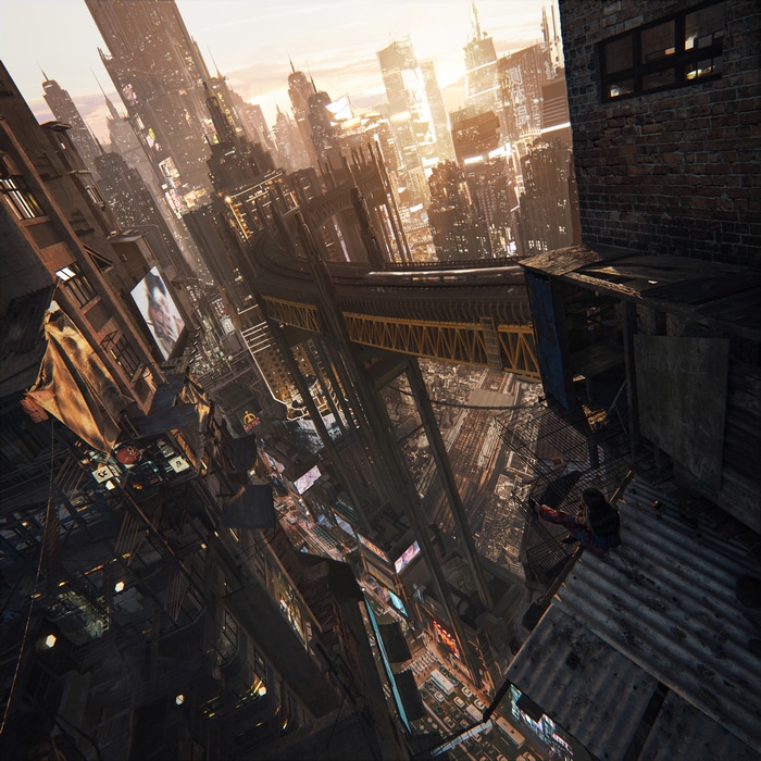 4K Cyberpunk Cityscape by Idil Dursun