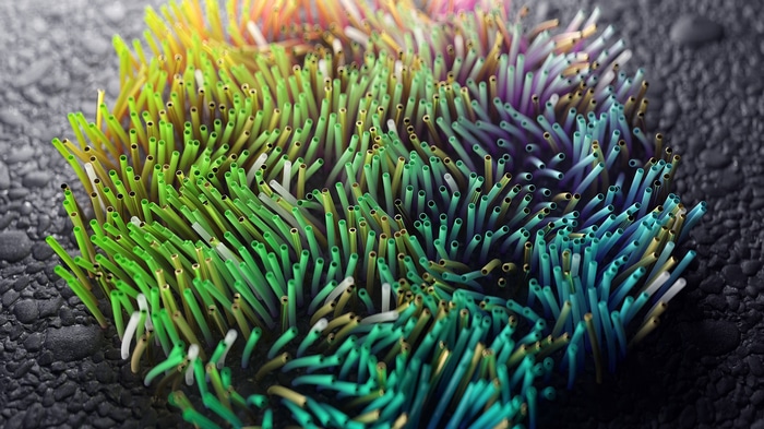 Abstract CGI render by Denis Mitrofanov