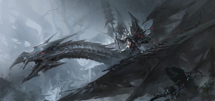 4K Yu-Gi-Oh! Dark Dragon and Knight