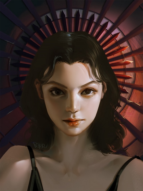 Portrait of a woman by Peter Xiao